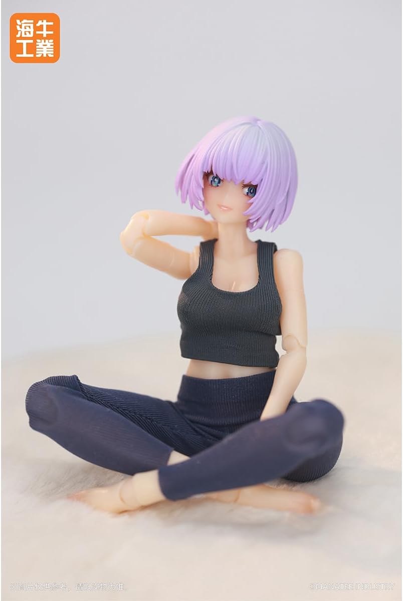 HiPlay 海牛工業 1/12 記念限定版-ヨガデー イナンナ sexy Mex-01 パープルヘア 可動フィギュア 塗装済み 完成品