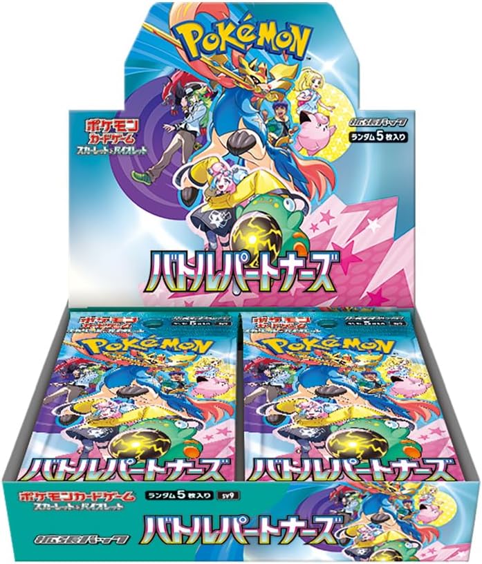 Jogo de cartas Pokémon Scarlet & Violet Expansion Pack Battle Partners Box