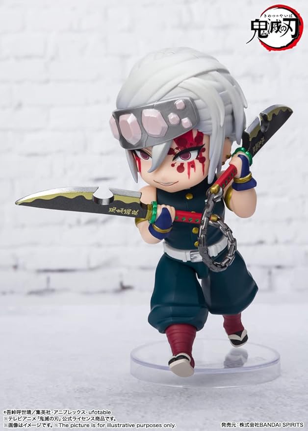 Figuarts mini 鬼滅の刃 宇髄天元 音の呼吸 約100mm 塗装済み可動フィギュア