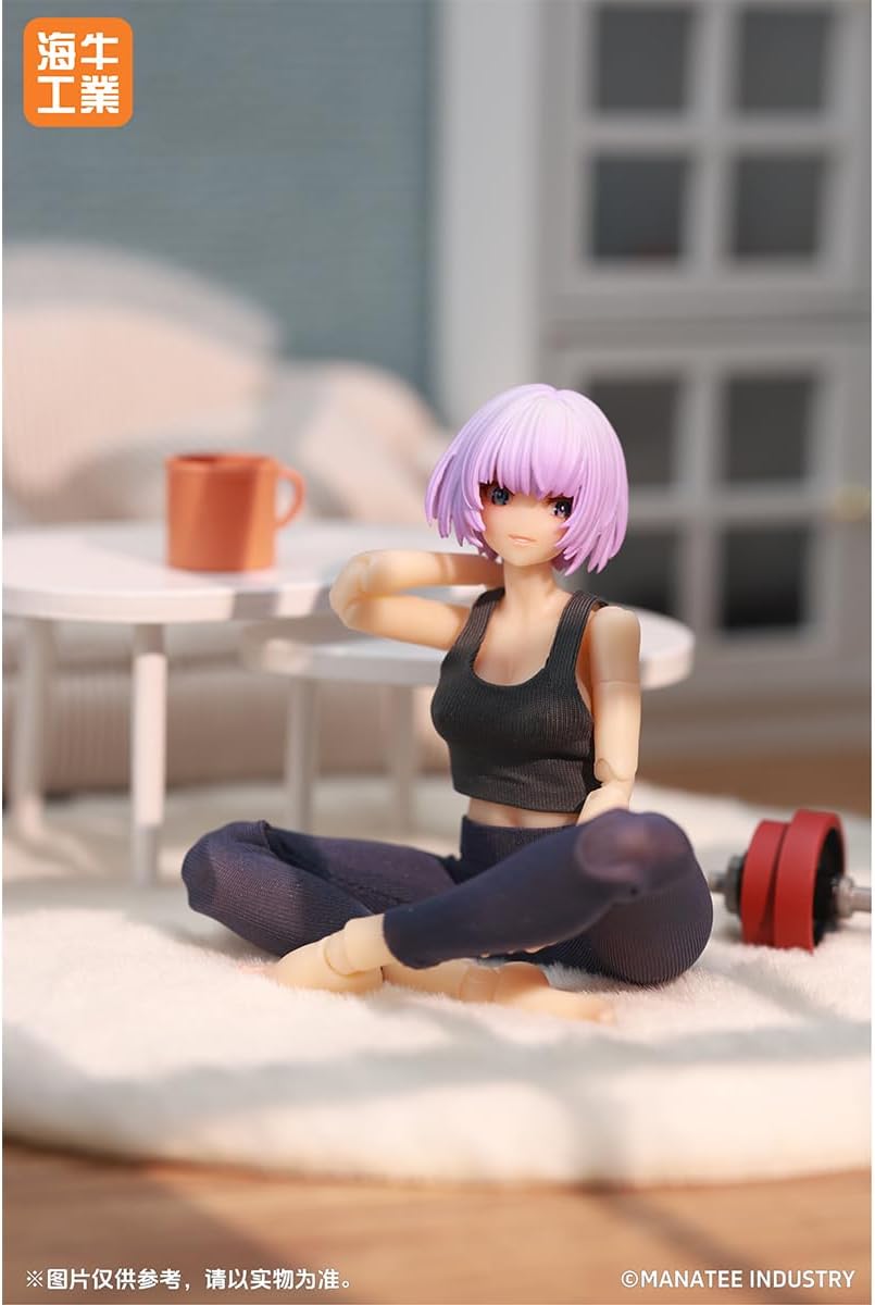 HiPlay 海牛工業 1/12 記念限定版-ヨガデー イナンナ sexy Mex-01 パープルヘア 可動フィギュア 塗装済み 完成品