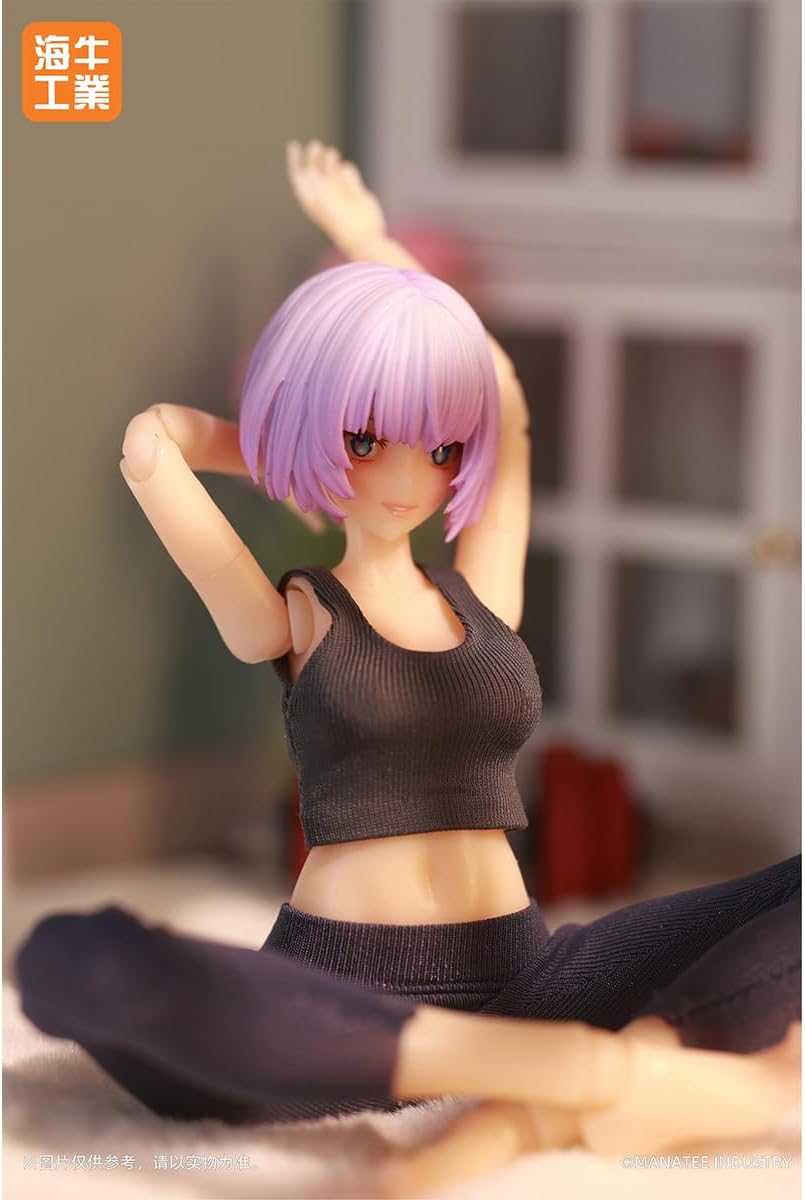 HiPlay 海牛工業 1/12 記念限定版-ヨガデー イナンナ sexy Mex-01 パープルヘア 可動フィギュア 塗装済み 完成品