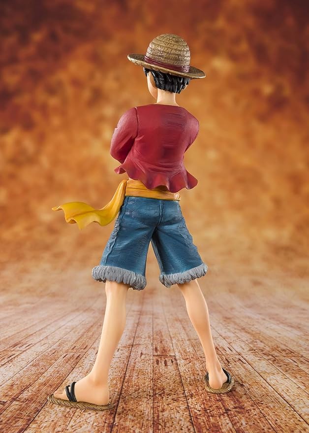 フィギュアーツZERO ONE PIECE 麦わらのルフィ(再販版) 約140mm PVC&ABS製 塗装済み可動フィギュア