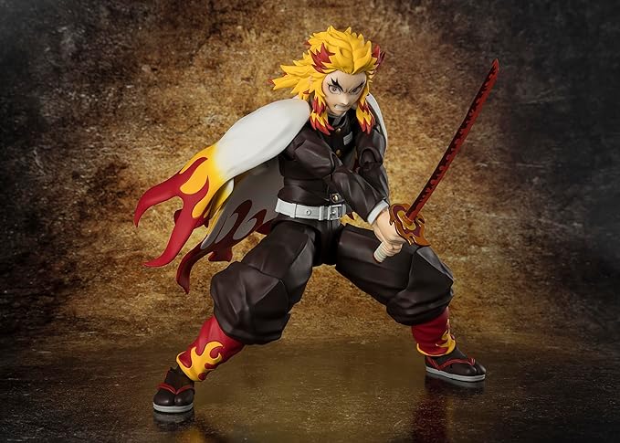 フィギュアーツ 鬼滅の刃 煉獄杏寿郎 約150mm PVC&ABS製 塗装済み可動フィギュア