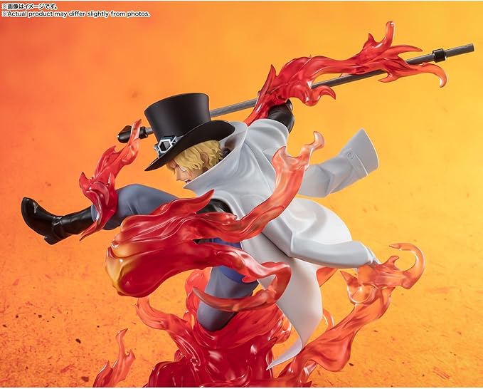 フィギュアーツZERO ONE PIECE [超激戦]サボ -火拳 王手飛車- 約190mm PVC&ABS製 塗装済み完成品フィギュア