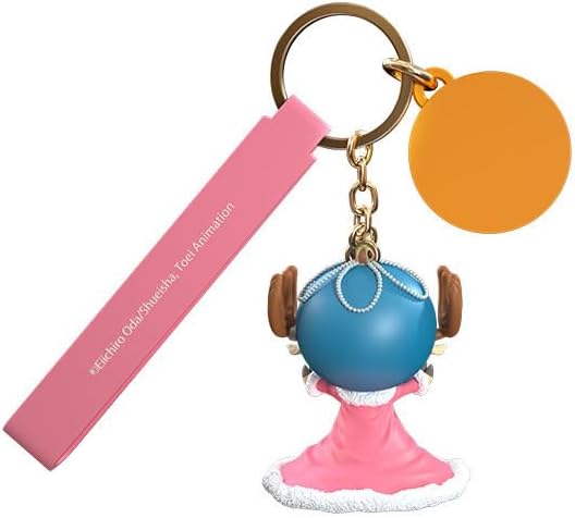 [ミスネングス] 「ワンピース」キーホルダー チョッパー アニメ周辺アクセサリー かわいいスタイル 8cm 塗装済み完成品 ABS&PVC素材 男女兼用 キーホルダーペンダント アクセサリー ギフトに最適。