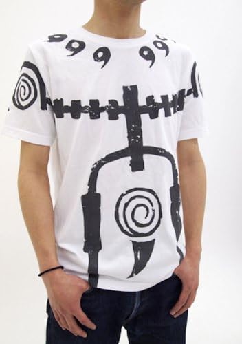 コスパ NARUTO-ナルト- 疾風伝 九尾チャクラモード Tシャツ WHITE Lサイズ