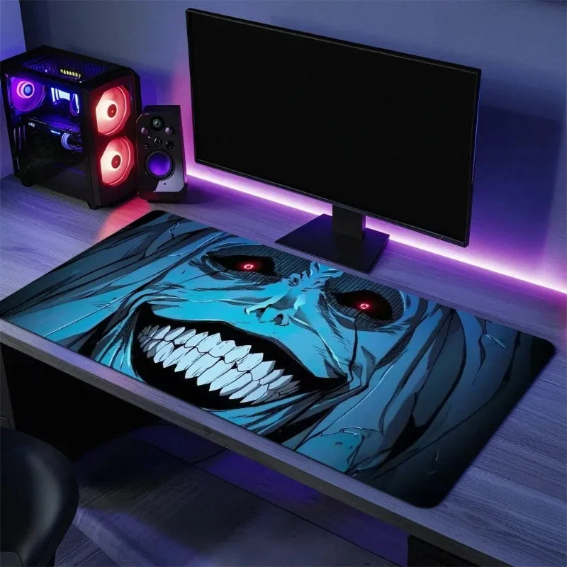 Comic Solo Leveling Mouse Pad Laptop PC Large MicePads Desk Gaming Office Stitched Edges Keyboard Mat Non-Slip Rubber Carpet