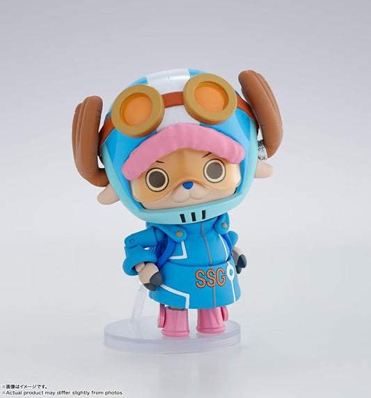 Figuarts ONE PIECE Tony Tony Chopper - Future Island Egghead - Figura móvel pintada em PVC e ABS de aproximadamente 75 mm