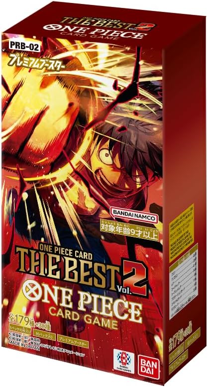 Jogo de Cartas BANDAI ONE PIECE Premium Booster ONE PIECE CARD THE BEST vol.2 [PRB-02] (CAIXA) 10 Pacotes 