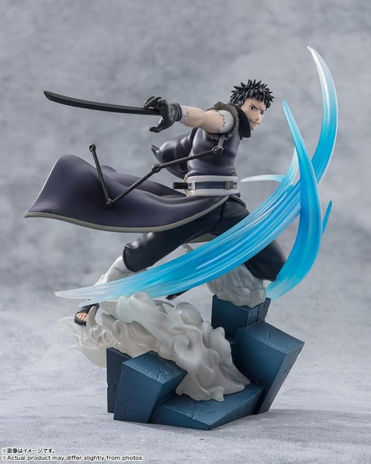 Figuarts ZERO Naruto Shippuden [Super Fierce Battle] Uchiha Obito - Showdown com um ex-amigo - Figura completa pré-pintada em PVC e ABS de aproximadamente 210 mm 