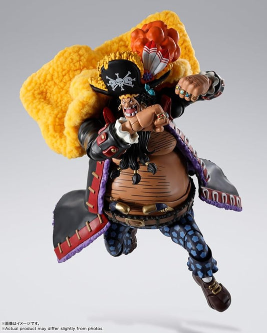 Figuarts ONE PIECE Marshall D. Teach - Quatro Imperadores - Figura Móvel de PVC, ABS e Tecido Pintado de Aproximadamente 245mm