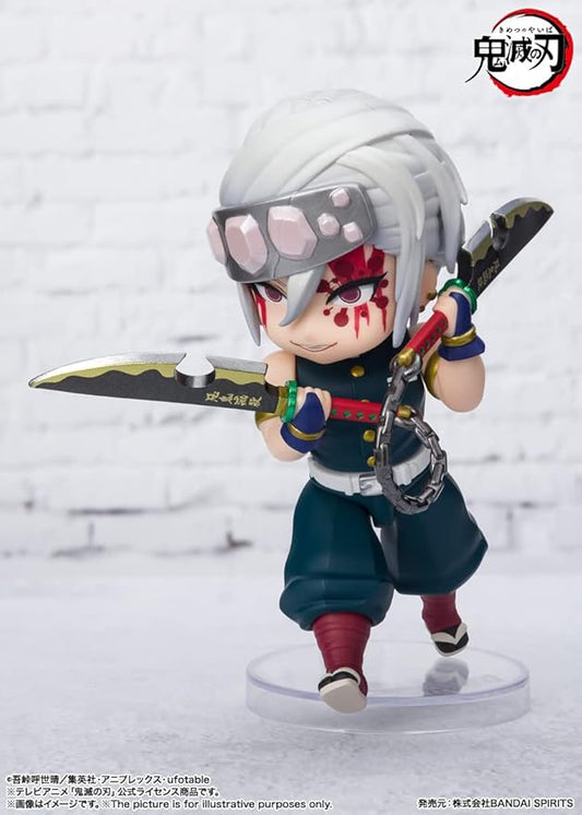 Figuarts mini Demon Slayer: Kimetsu no Yaiba Uzui Tengen Sound Breathing, aproximadamente 100 mm, figura de ação pintada