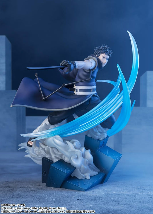 Figuarts ZERO Naruto Shippuden [Super Fierce Battle] Uchiha Obito - Showdown com um ex-amigo - Figura completa pré-pintada em PVC e ABS de aproximadamente 210 mm 