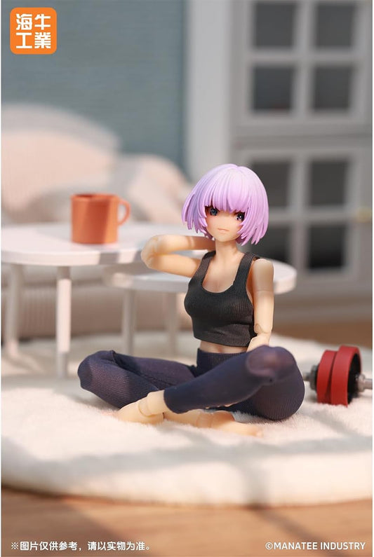 HiPlay 海牛工業 1/12 記念限定版-ヨガデー イナンナ sexy  Mex-01 パープルヘア 可動フィギュア 塗装済み 完成品