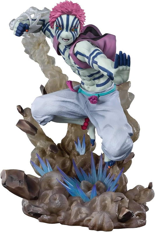 Figuarts ZERO Demon Slayer Akaza Upper Rank Three Figura completa pintada em PVC/ABS de aproximadamente 180 mm