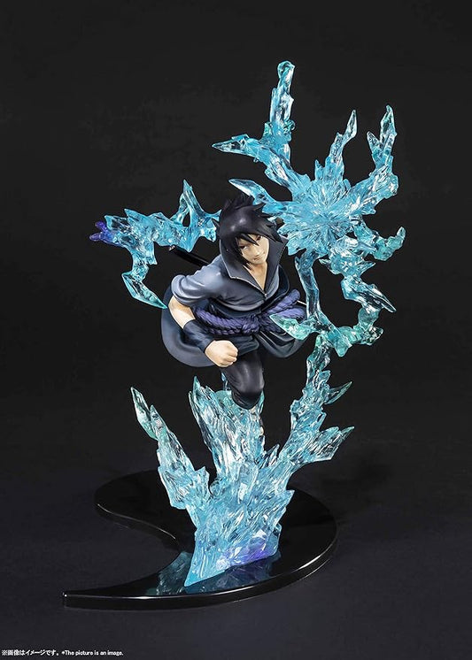Figuarts ZERO Naruto Uchiha Sasuke Shippuden Kizuna Relation Aproximadamente 215 mm PVC e ABS Figura pré-pintada acabada