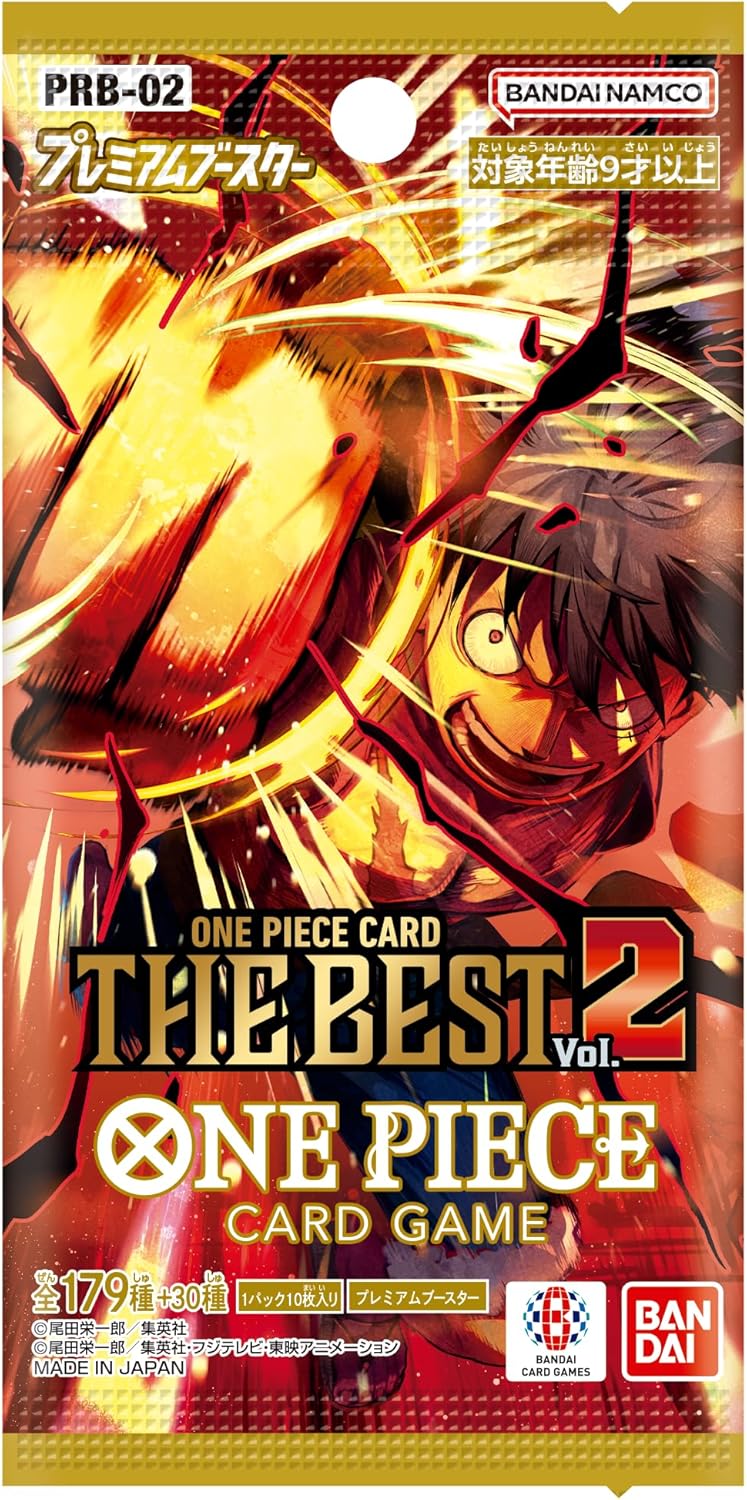 Jogo de Cartas BANDAI ONE PIECE Premium Booster ONE PIECE CARD THE BEST vol.2 [PRB-02] (CAIXA) 10 Pacotes 