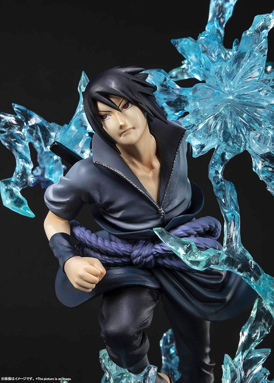 Figuarts ZERO Naruto Uchiha Sasuke Shippuden Kizuna Relation Aproximadamente 215 mm PVC e ABS Figura pré-pintada acabada