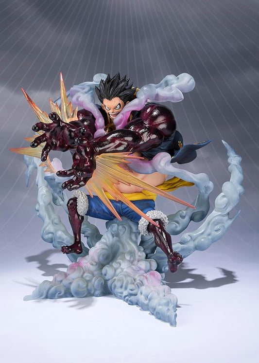 Figuarts ZERO ONE PIECE [EXTRA BATTLE] Monkey D. Luffy Gear 4 -Lion Bazooka- (Edição de Relançamento) Figura completa pré-pintada em ABS e PVC de aproximadamente 180 mm
