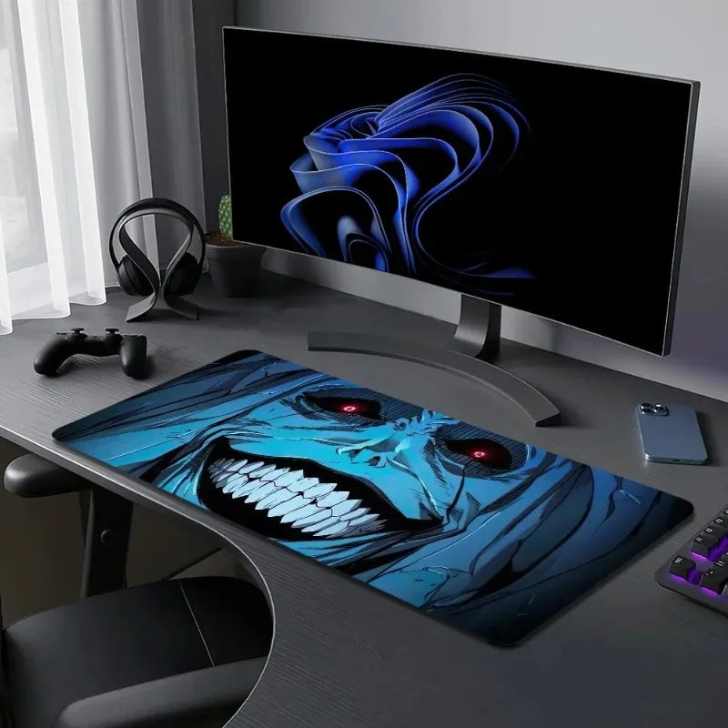 Comic Solo Leveling Mouse Pad Laptop PC Large MicePads Desk Gaming Office Stitched Edges Keyboard Mat Non-Slip Rubber Carpet