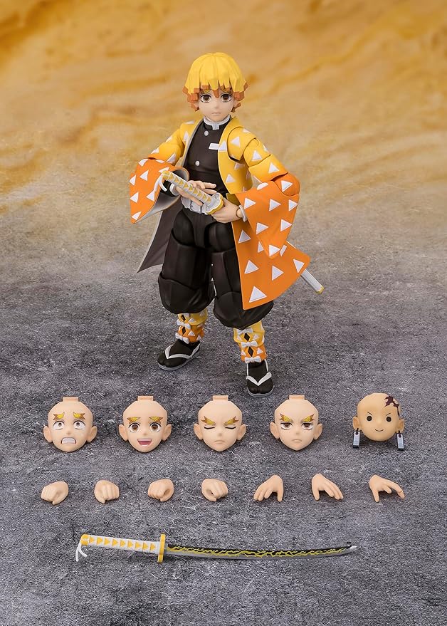 フィギュアーツ 鬼滅の刃 我妻善逸 約140mm PVC&ABS製 塗装済み可動フィギュア 過去1か月で50点以上購入されました