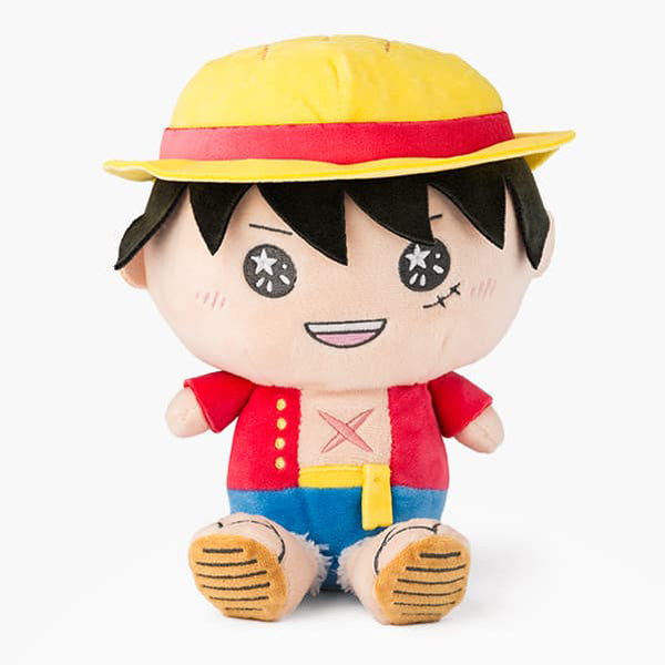 【ワンピース】キラキラおめめのぬいぐるみ ルフィ