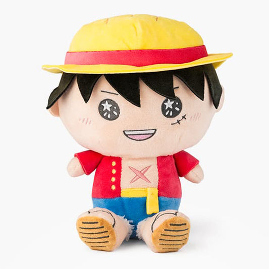 【ワンピース】キラキラおめめのぬいぐるみ ルフィ