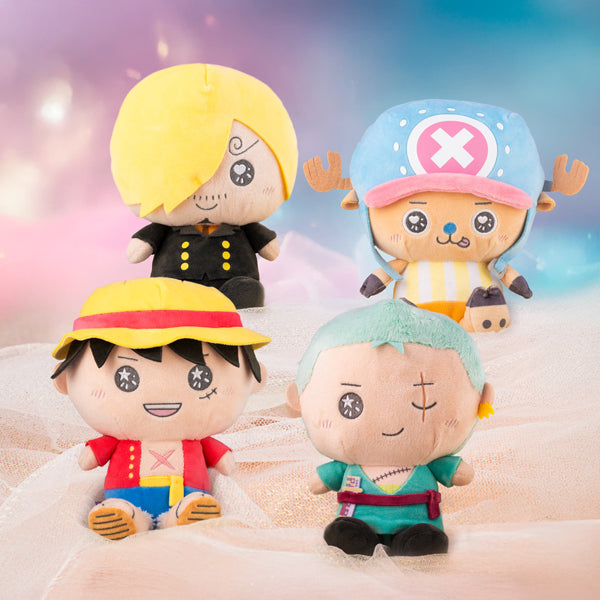【ワンピース】キラキラおめめのぬいぐるみ ルフィ