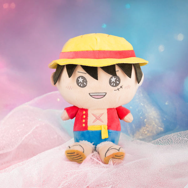 【ワンピース】キラキラおめめのぬいぐるみ ルフィ